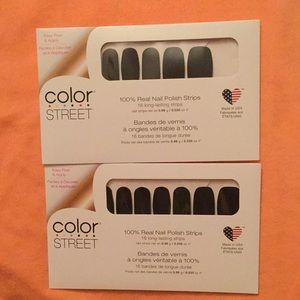 Midnight in Manhattan nail strips